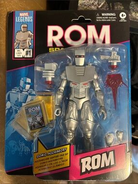 Marvel ROM Silver Action Figure with Comic Accessory